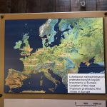 Mapa Europy z prastarymi kopalniami.